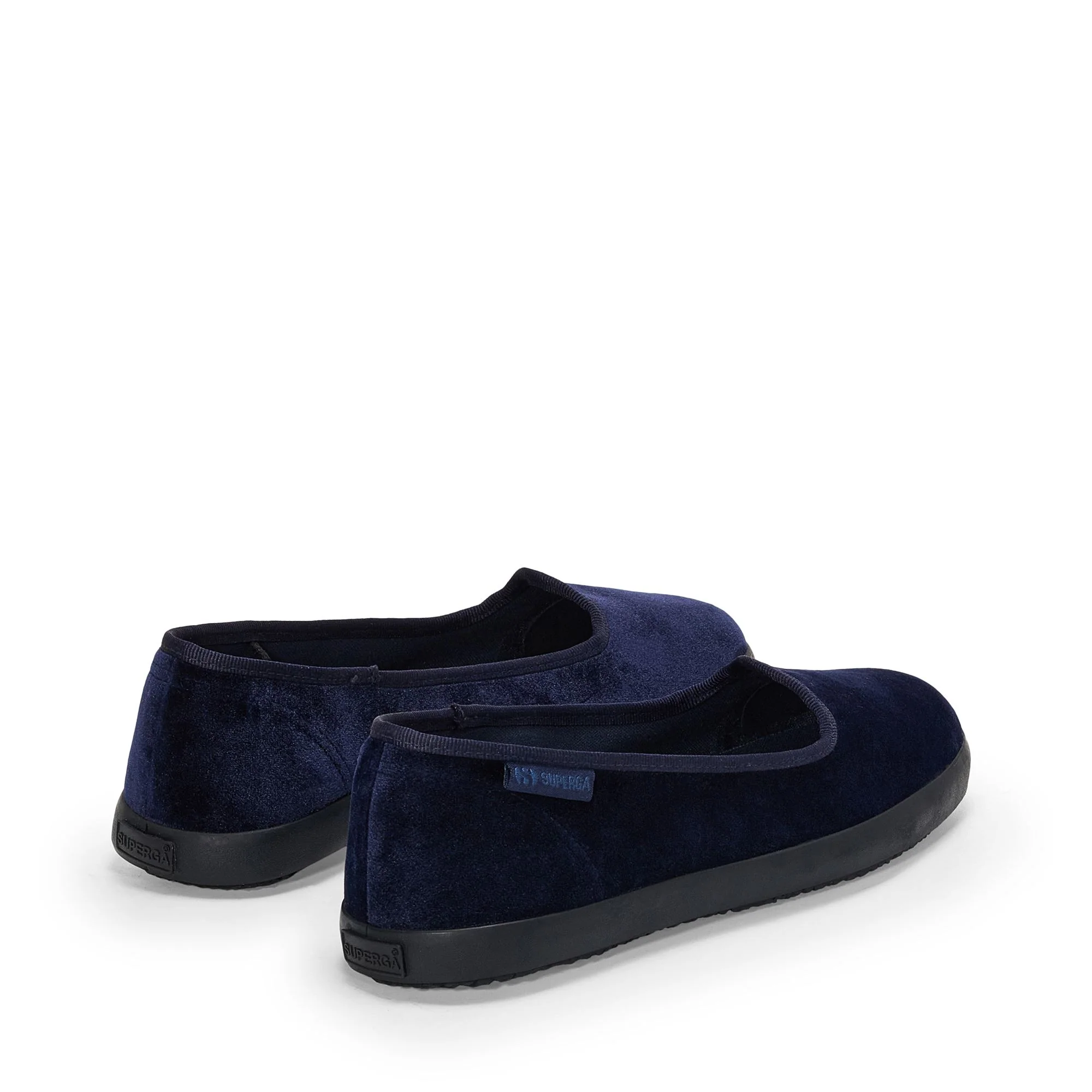 2441 VELVET BALLERINA - Ballerine - Ballerina - Woman - Navy-FBlack - Image 3