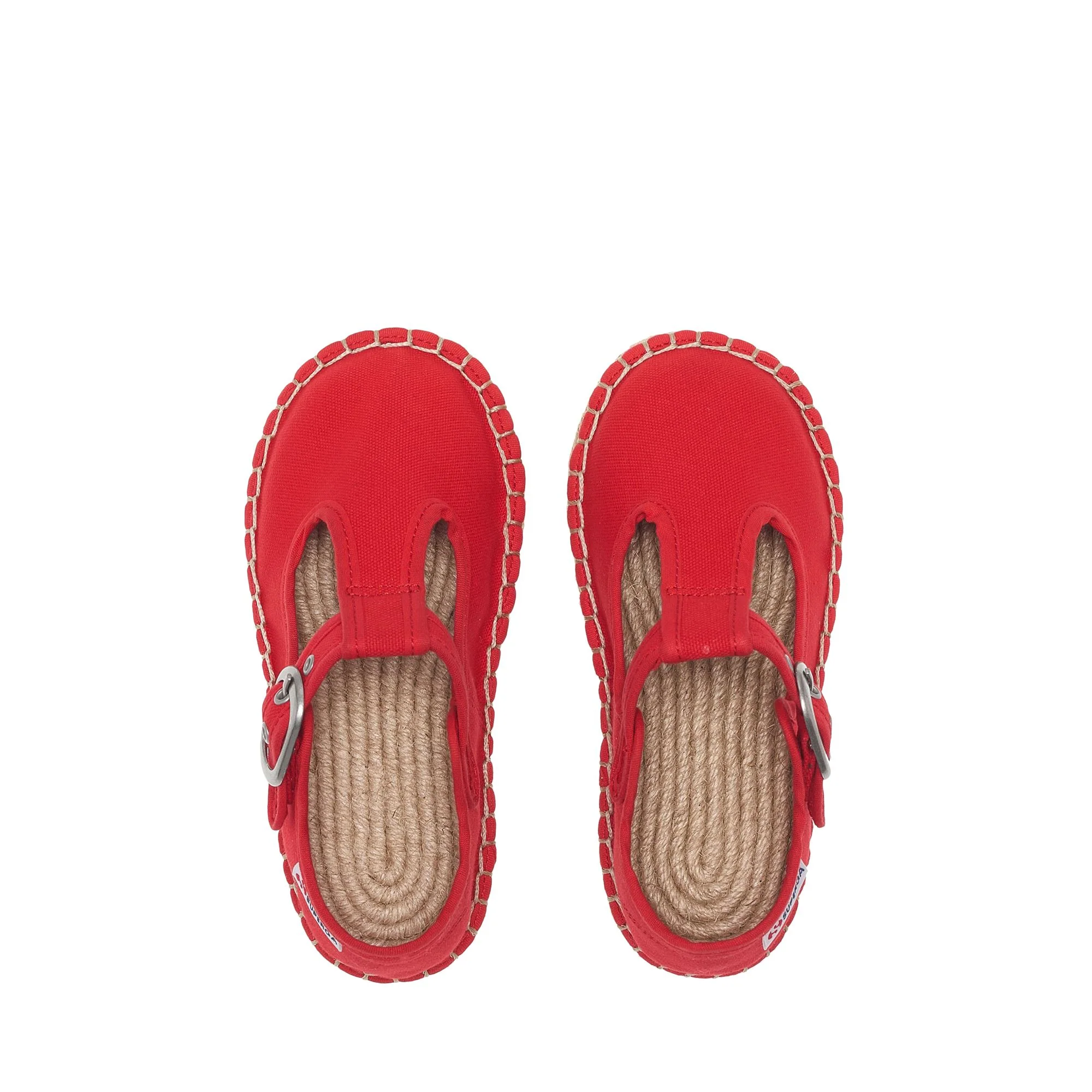 3010 MARY JANE KIDS ESPADRILLAS - Espadrilles - Low Heel - Girl - Red-Natural - Image 4