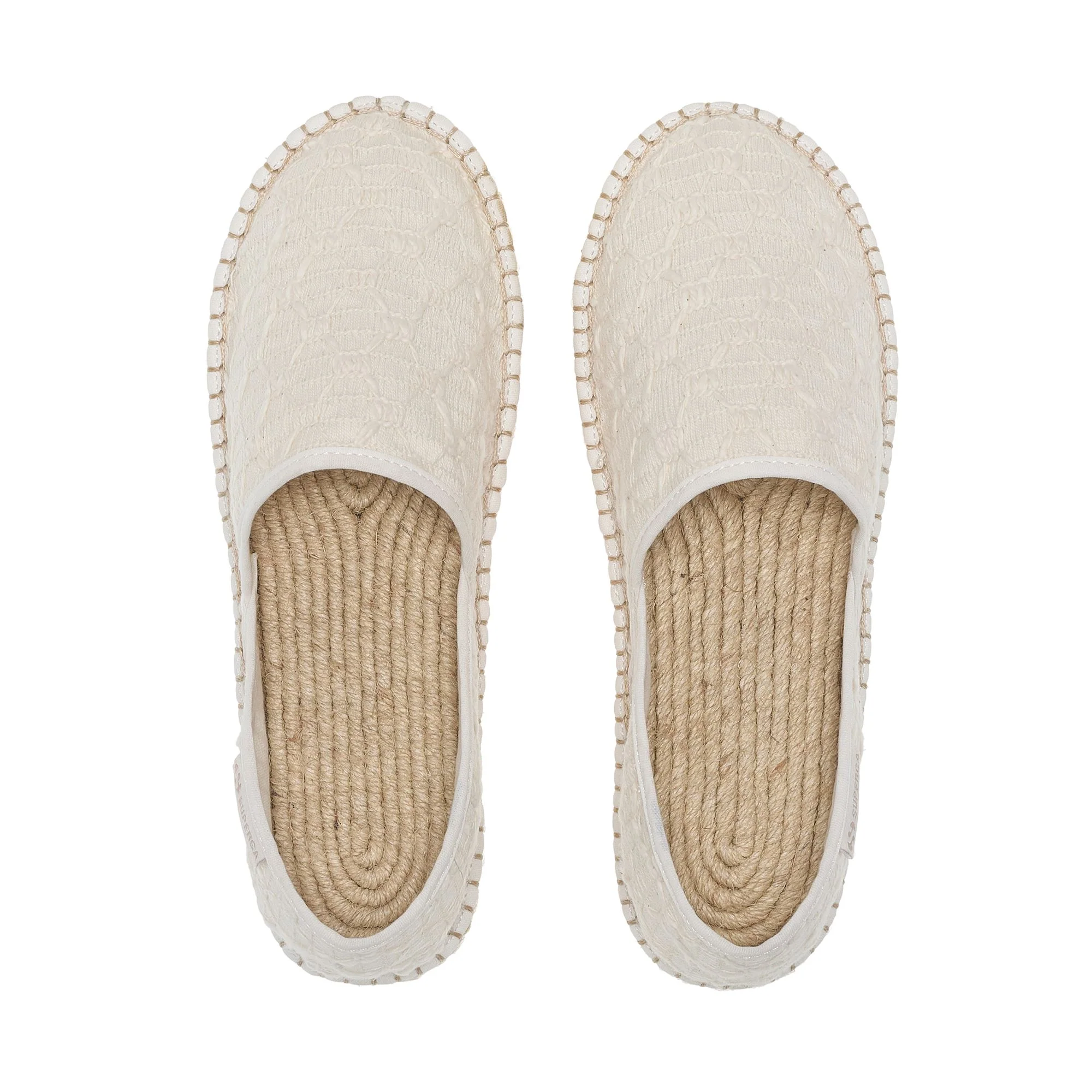 3009 CROCHET ROPE - Espadrilles - Low Heel - Woman - White Avorio Natural - Image 4