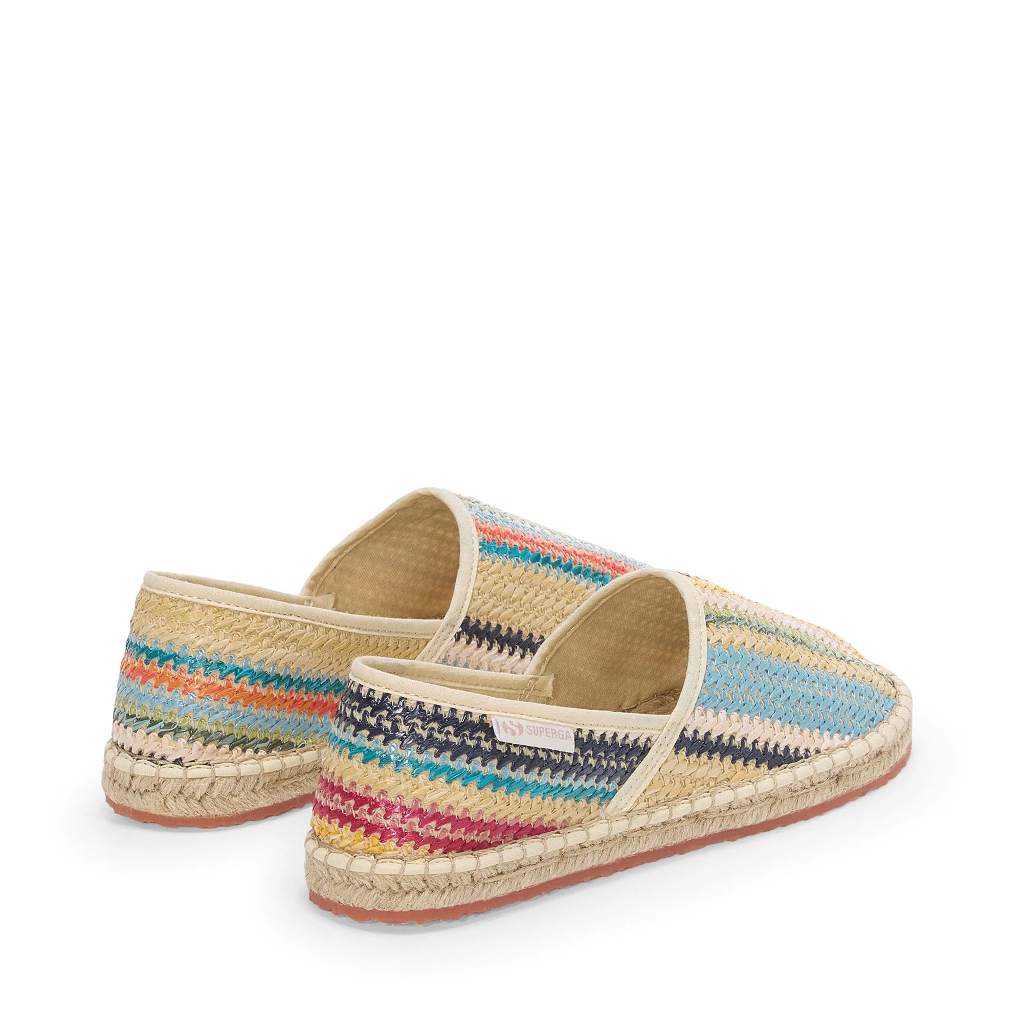 3009 RAFFIA ROPE - Espadrilles - Low Heel - Woman - Blue Weaving - Image 3
