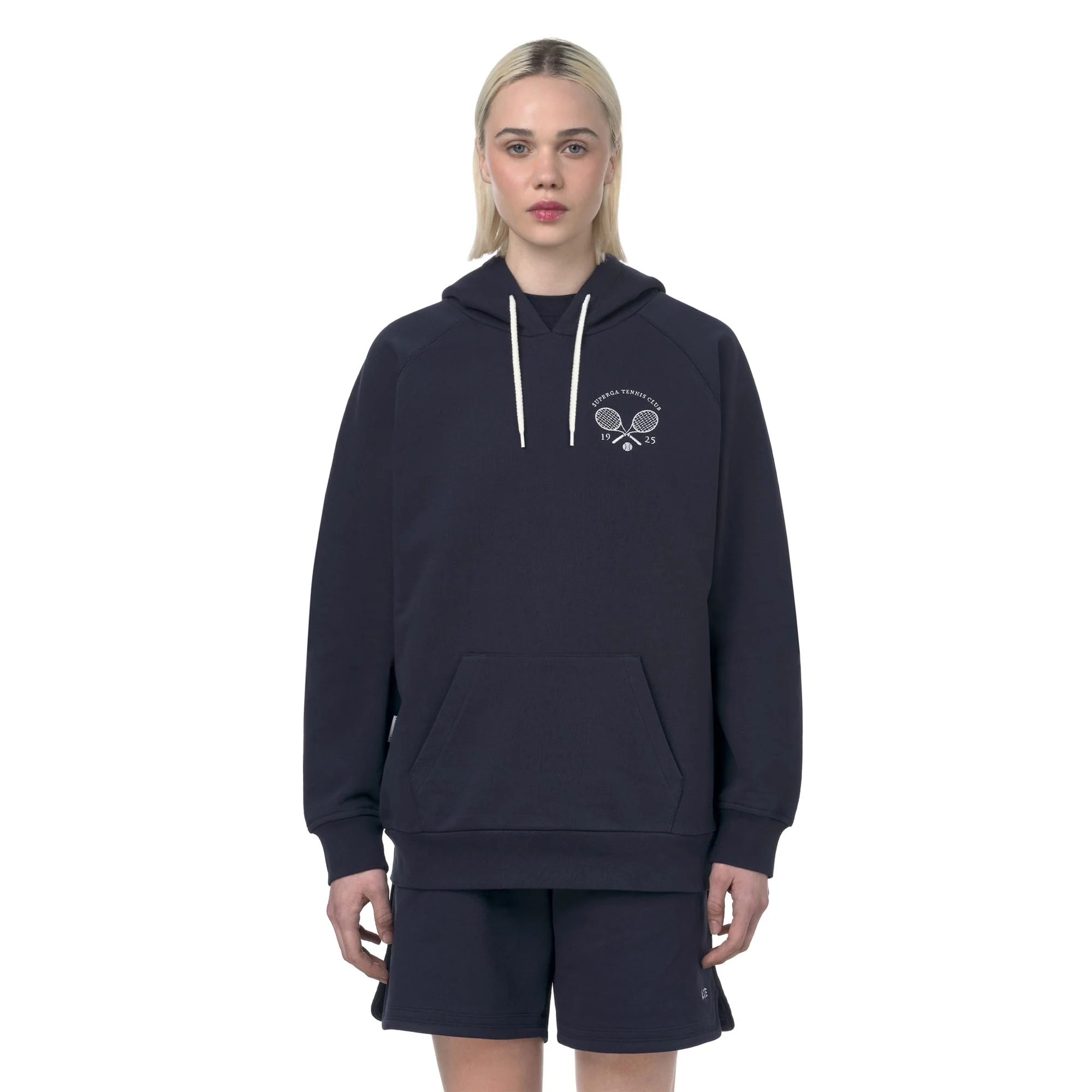 TENNIS CLUB HOODIE - Fleece - Hoodie - Unisex - Blue Navy-White Avorio Tennis Club - Image 5