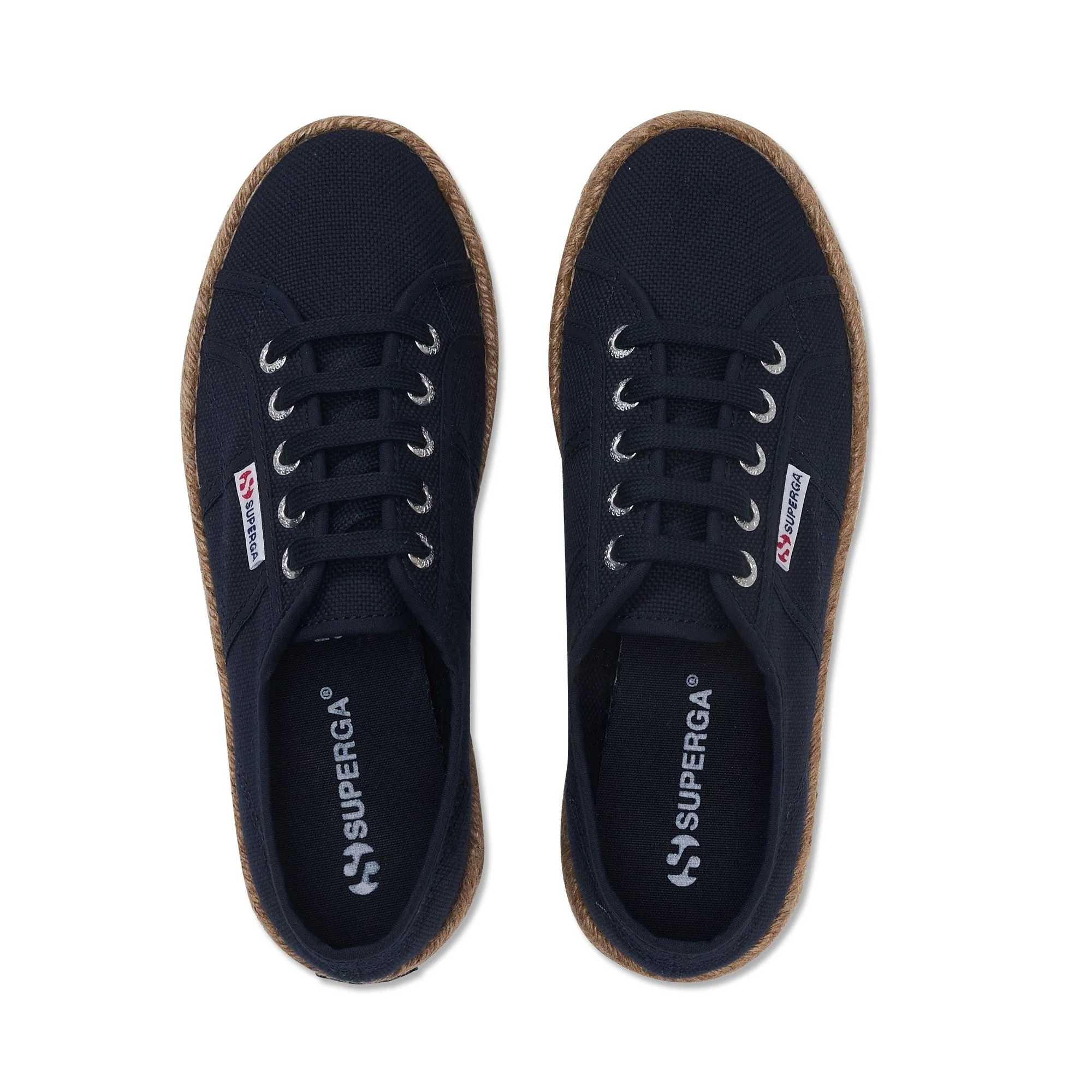2730 ROPE - Lady Shoes - Wedge - Woman - Blue Navy - Image 4