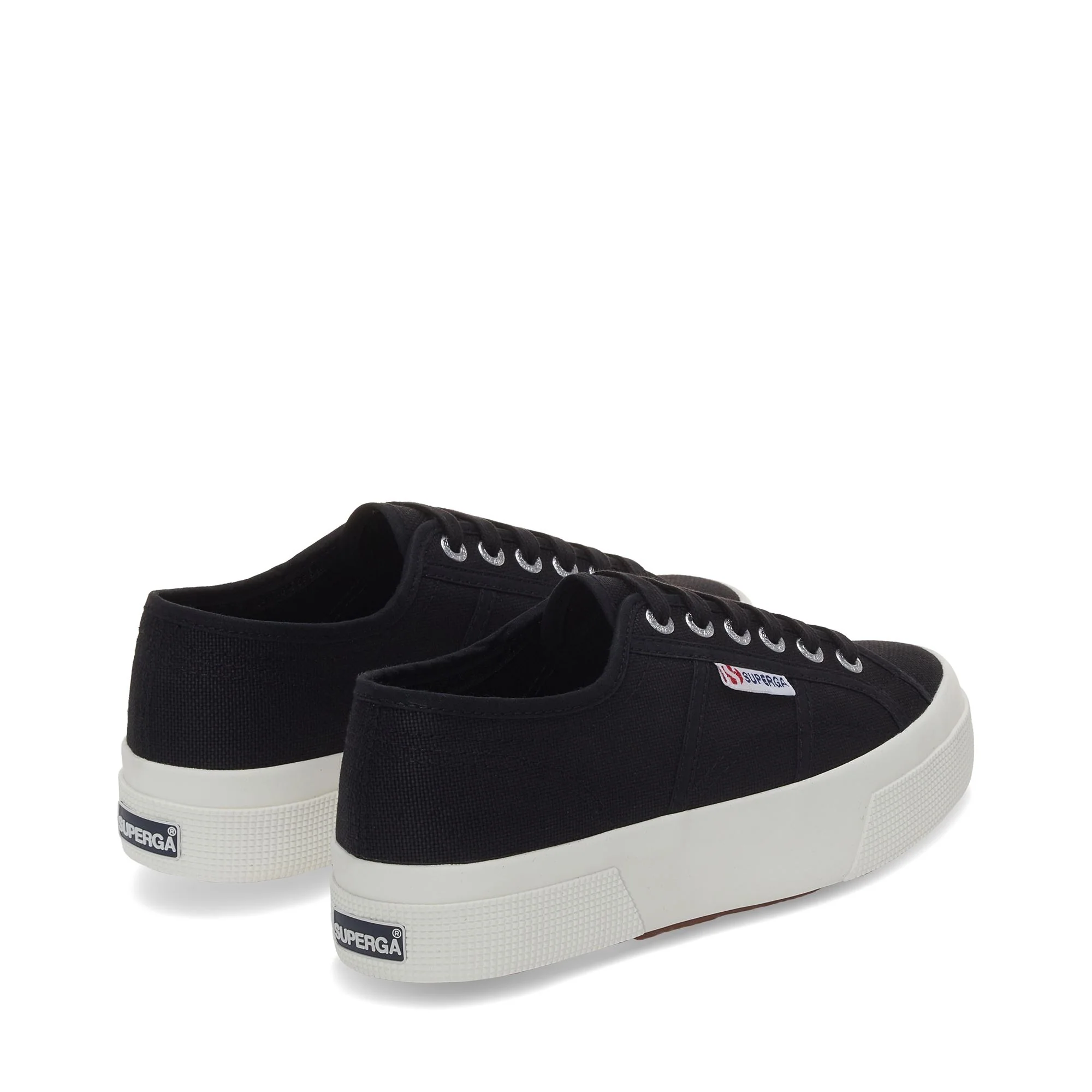 2740 PLATFORM - Lady Shoes - Wedge - Unisex - Black-F Avorio - Image 3