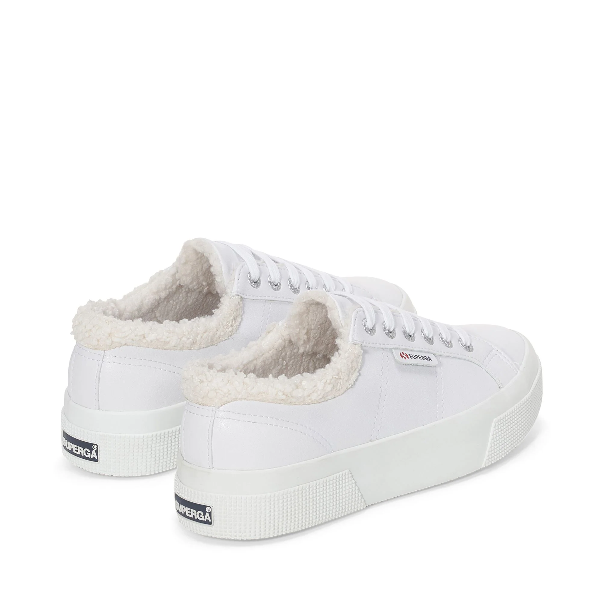 2740 PLATFORM VEGAN MATERIAL - Lady Shoes - Wedge - Woman - White Ice - Image 3