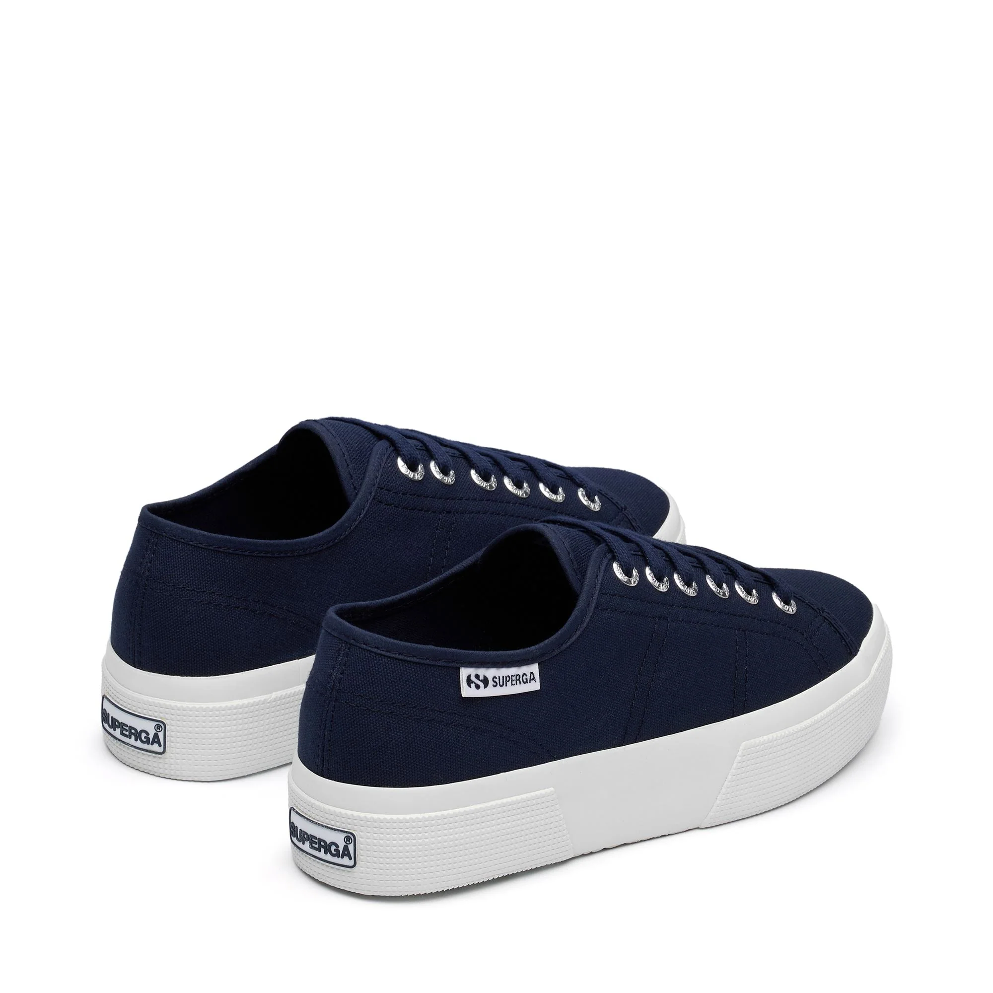 3740 PLATFORM LEGGERA - Lady Shoes - Wedge - Woman - Navy-FWhite-Blue Navy-White - Image 3