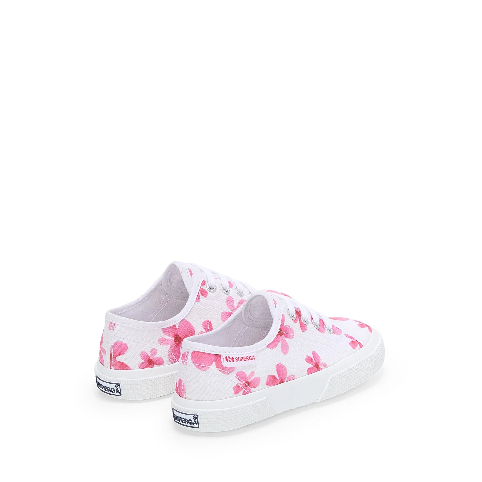 3750 KIDS FLOWER PRINT LEGGERA - Le Superga - Sneaker - Girl - White-Pink - Image 3