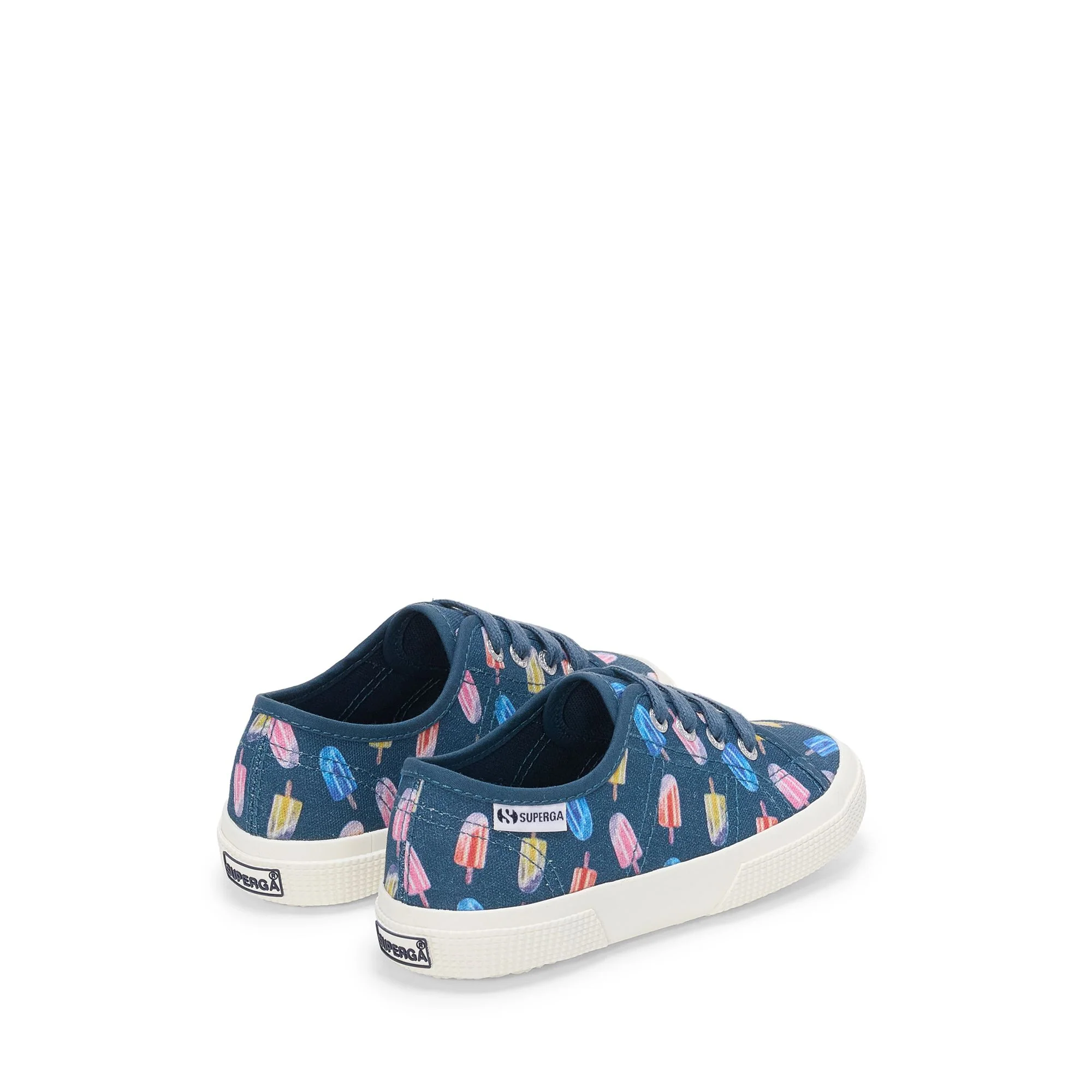 3750 KIDS ICE LOLLY PRINT LEGGERA - Le Superga - Low Cut - Kid unisex - Blue Navy-Ice Lolly - Image 3