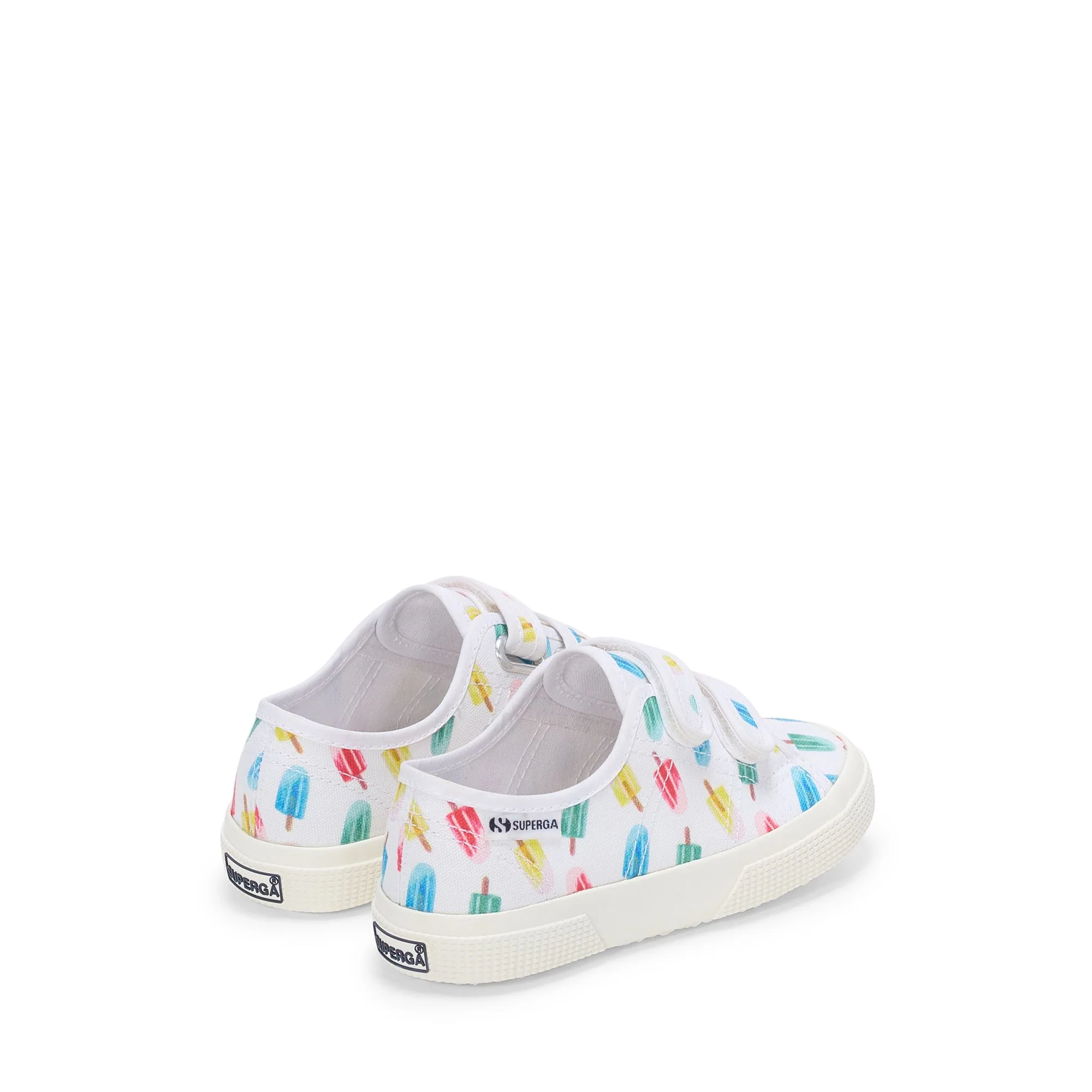 3750 KIDS STRAPS ICE LOLLY PRINT LEGGERA - Le Superga - Low Cut - Kid unisex - White-Ice Lolly - Image 3