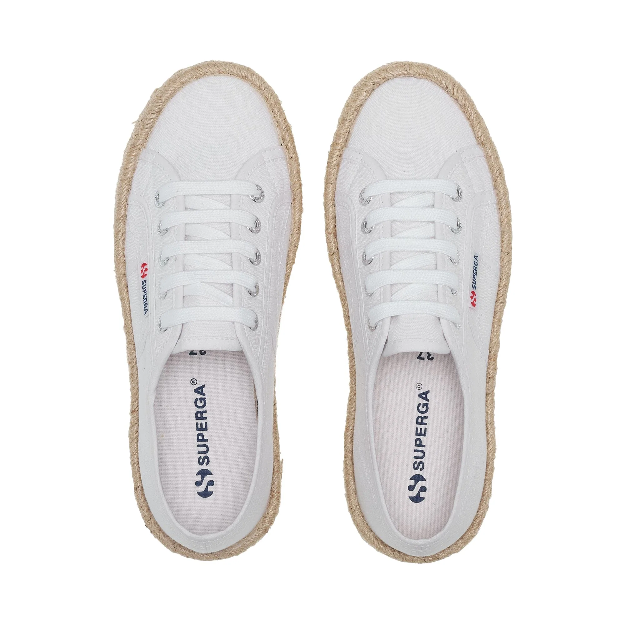 2750 COTTON STONE WASH ROPE - Le Superga - Low Cut - Woman - White Washed - Image 4