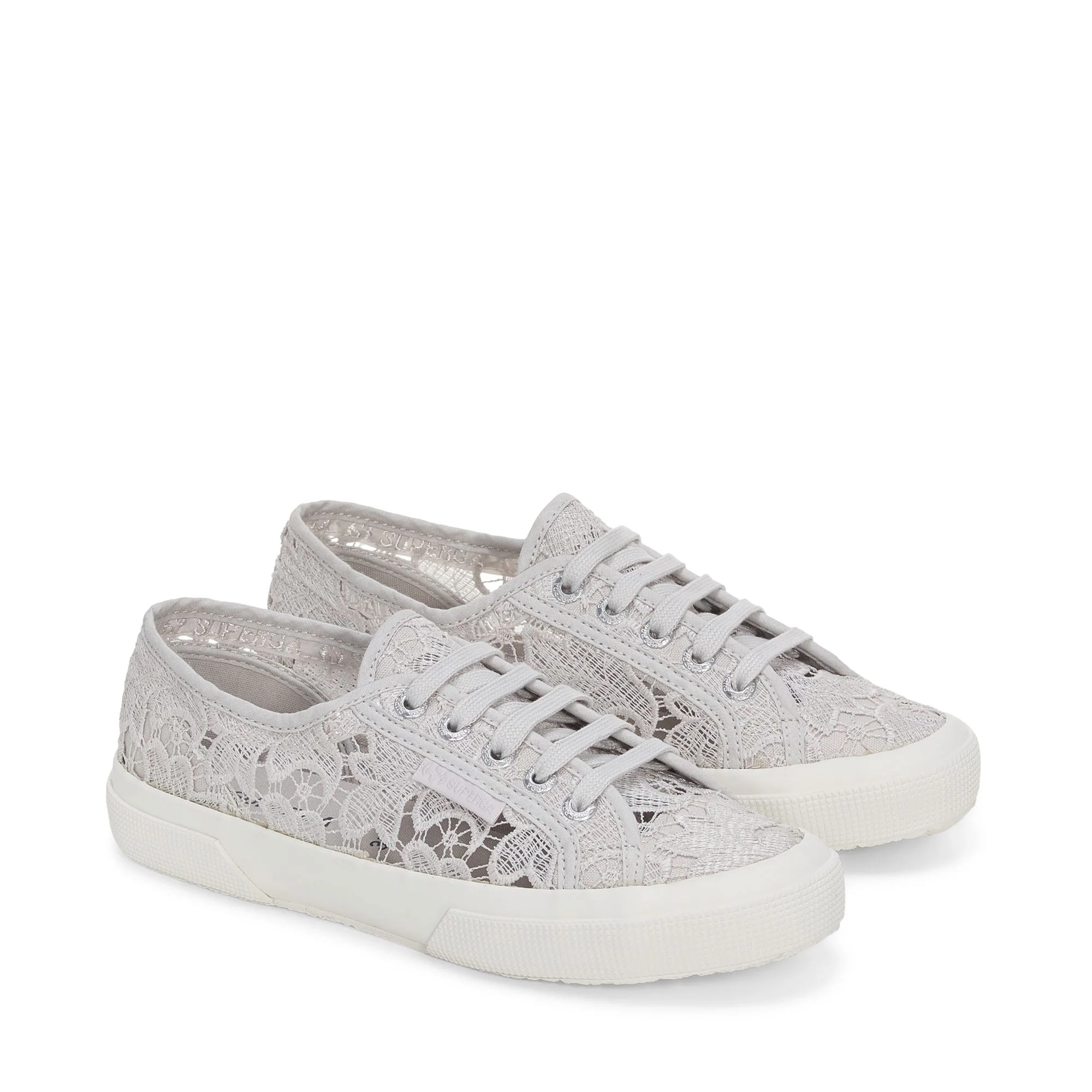 2750 MACRAME - Le Superga - Sneaker - Woman - Grey Silver-FAvorio - Image 2