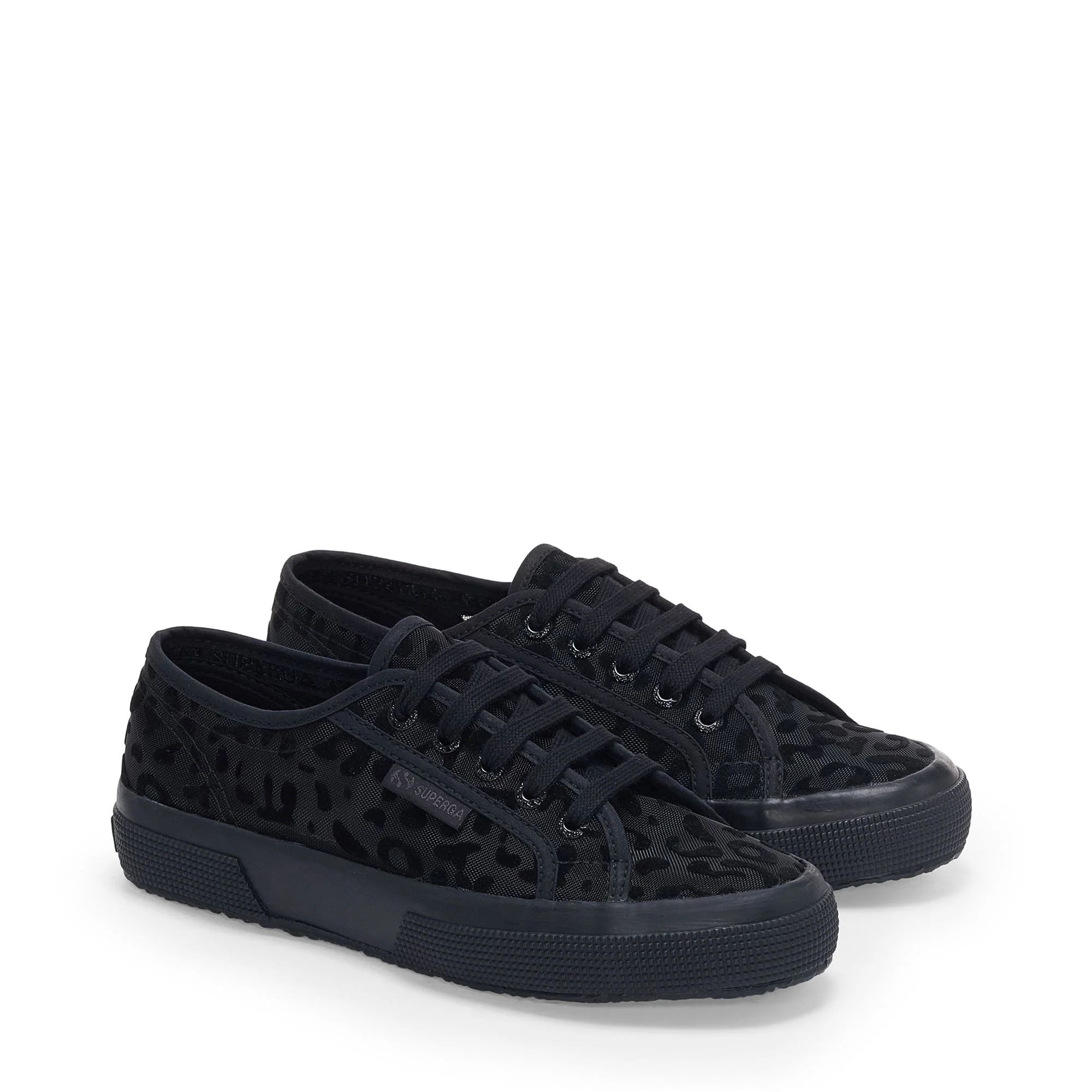 2750 NET LEOPARD - Le Superga - Low Cut - Woman - Black-Black - Image 2