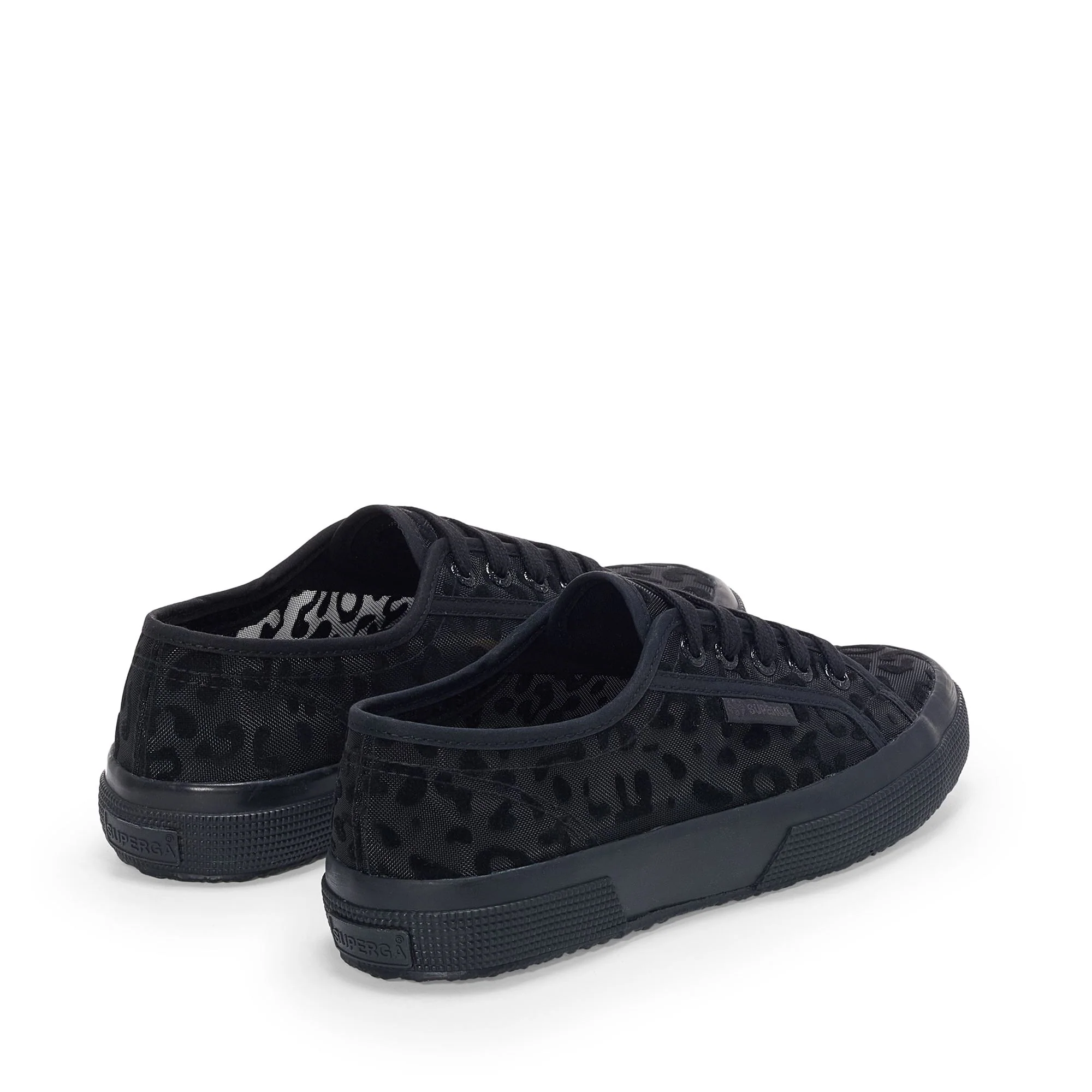 2750 NET LEOPARD - Le Superga - Low Cut - Woman - Black-Black - Image 3