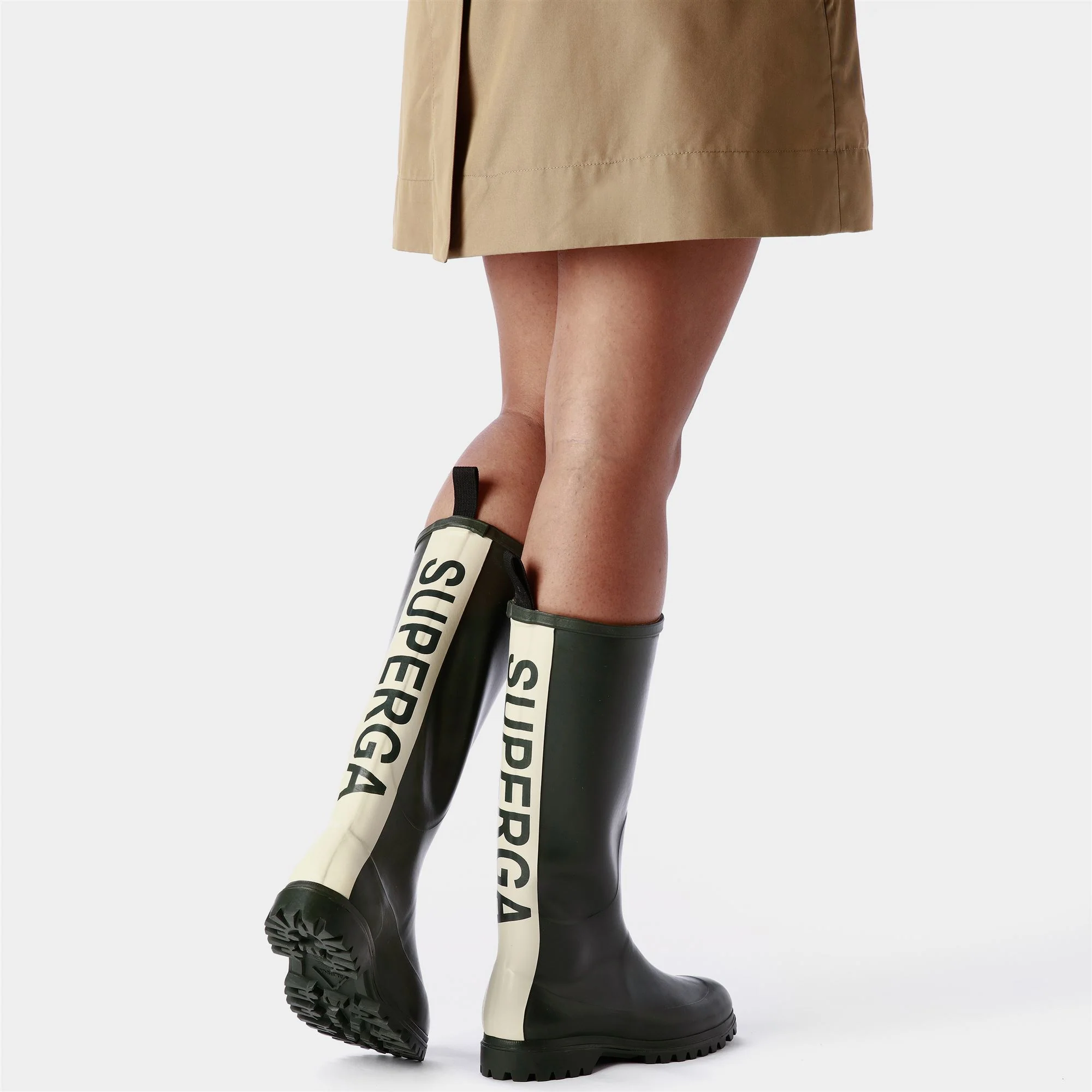799 RUBBER BOOTS LETTERING - Rubber Boots - High Cut - Unisex - Green Sherwood - Image 7