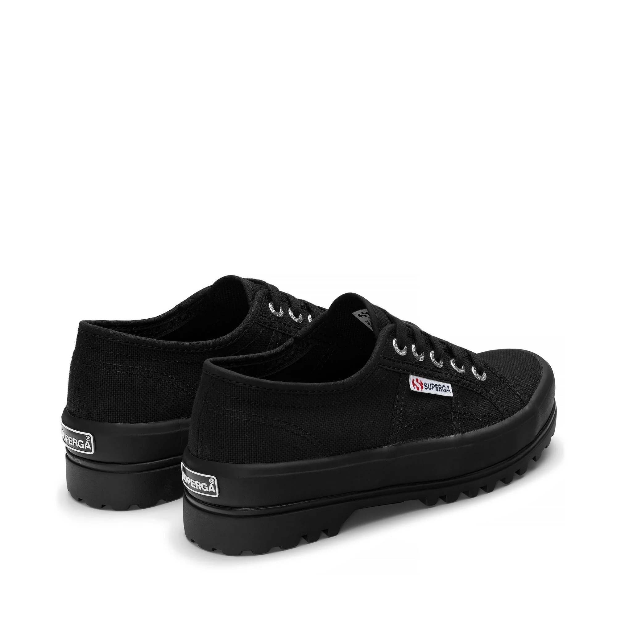 2555 ALPINA - Sneakers - Low Cut - Unisex - Full Black-Black - Image 3