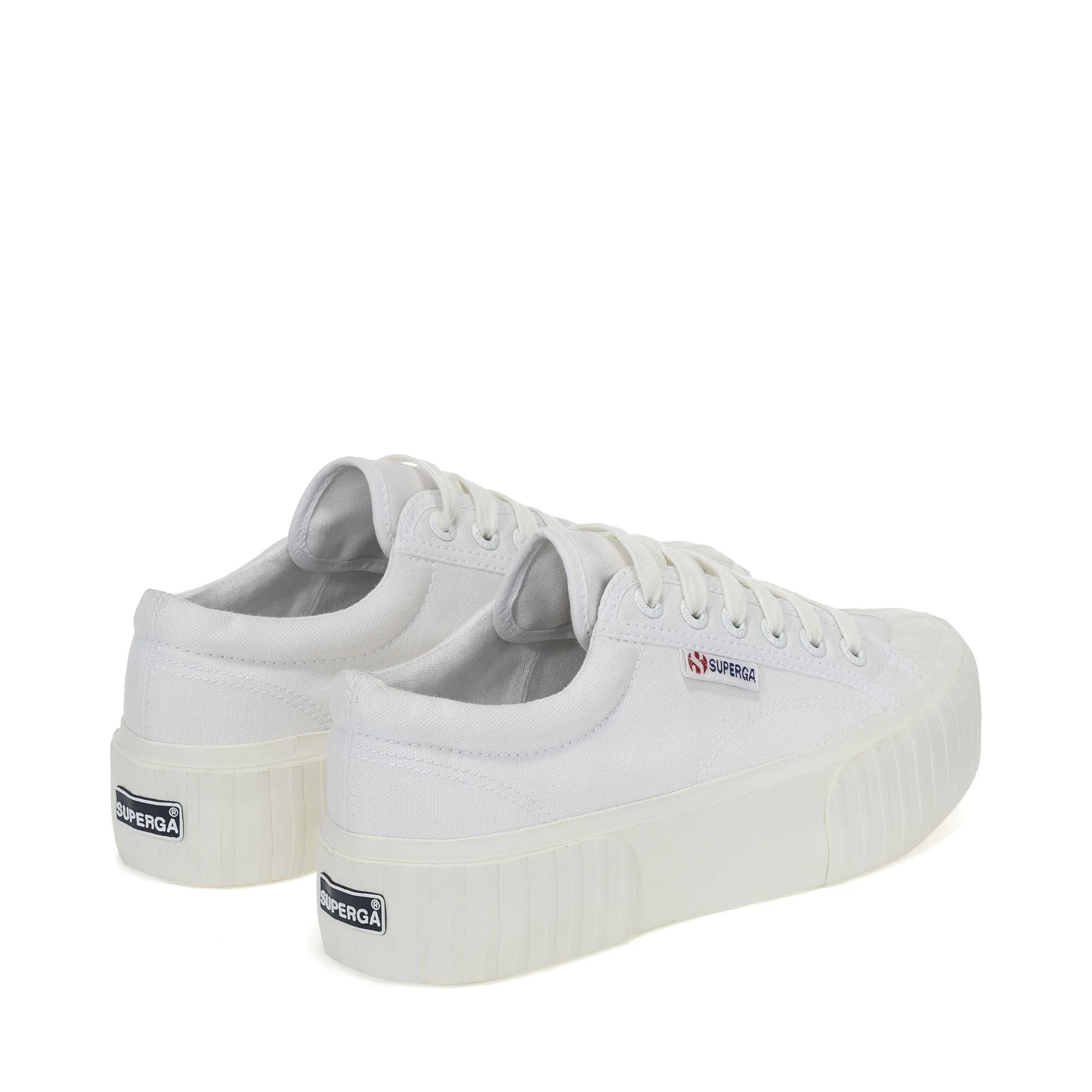 2631 STRIPE PLATFORM - Sneakers - Low Cut - Woman - WHITE-WHITE AVORIO - Image 3