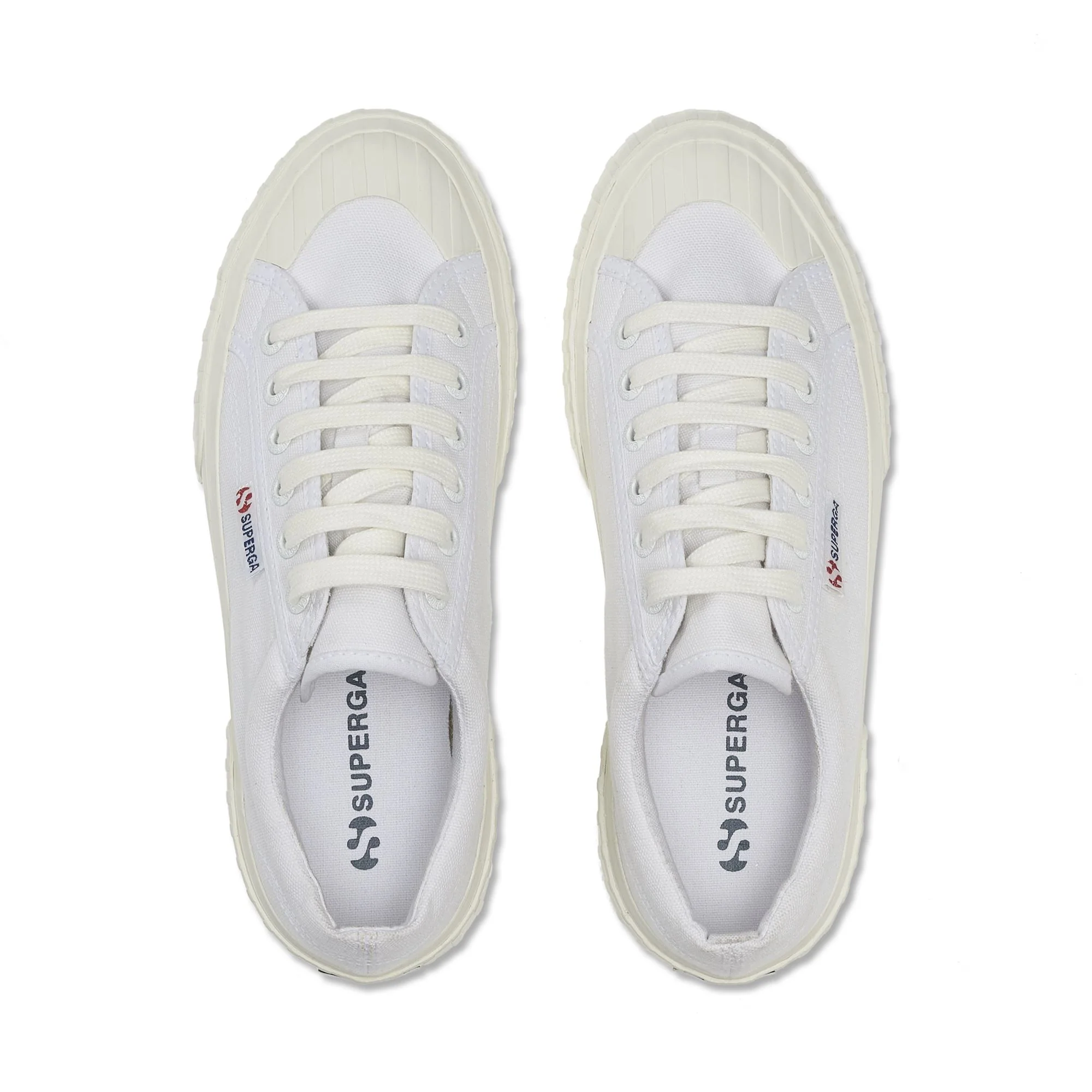 2631 STRIPE PLATFORM - Sneakers - Low Cut - Woman - WHITE-WHITE AVORIO - Image 4